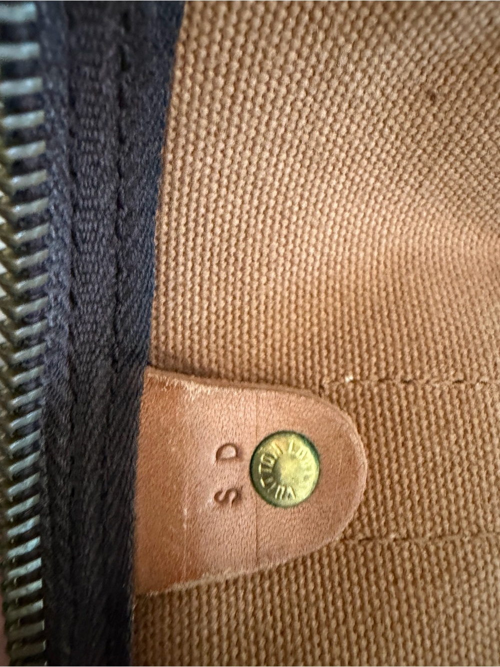 Louis Vuitton Brown Monogram Canvas Travel Keepall 55 - Picture 4 of 11